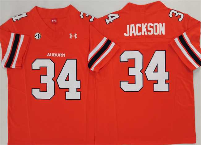 Mens Auburn Tigers #34 Bo Jackson Orange 2024 F.U.S.E. Limited Stitched Jersey->auburn tigers->NCAA Jersey